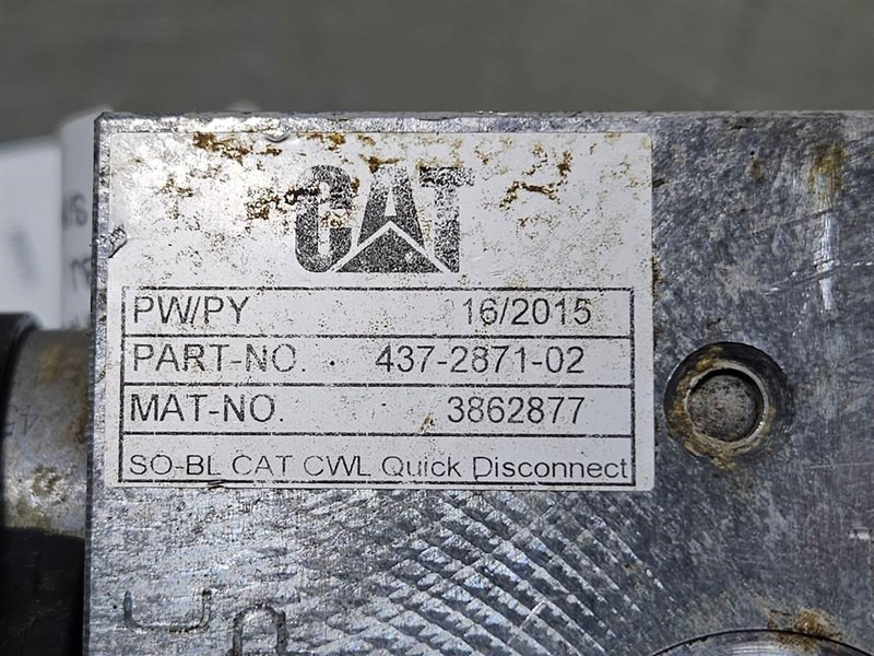 Cat 907M-437-2871-02-Valve/Ventile/Ventiel - Hidráulica para Maquinaria de construcción: foto 4 Cat 907M-437-2871-02-Valve/Ventile/Ventiel - Hidráulica para Maquinaria de construcción: foto 4