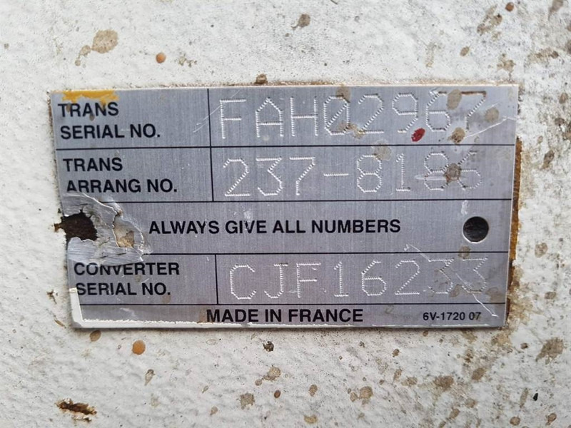 Caja de cambios y piezas para Maquinaria de construcción Cat 950H-237-8186-Transmission/Getriebe/Transmissiebak: foto 6 Caja de cambios y piezas para Maquinaria de construcción Cat 950H-237-8186-Transmission/Getriebe/Transmissiebak: foto 6