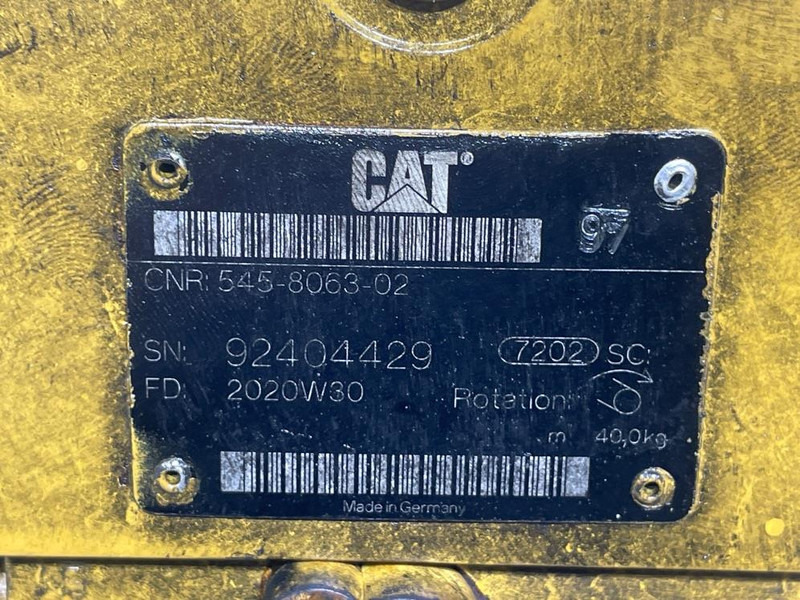 Cat M316 - 545-8063 - Drive pump/Fahrpumpe/Rijpomp - Hidráulica para Maquinaria de construcción: foto 4 Cat M316 - 545-8063 - Drive pump/Fahrpumpe/Rijpomp - Hidráulica para Maquinaria de construcción: foto 4