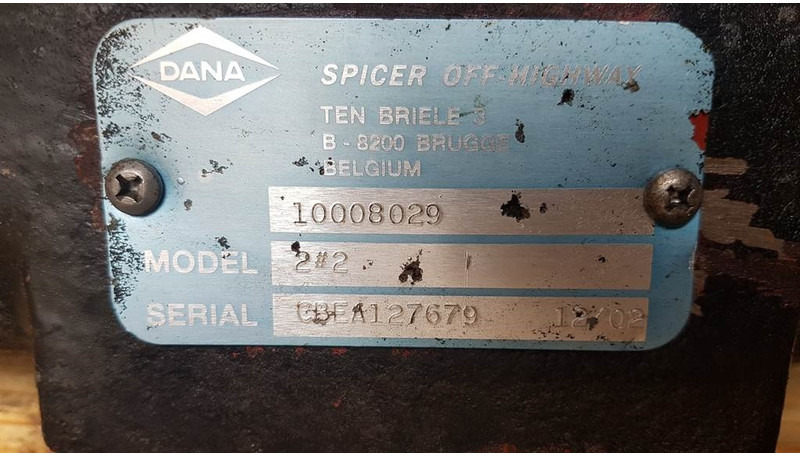 DANA Spicer 2 # 2 - Liebherr L 544 - Transmission/ - Caja de cambios y piezas para Maquinaria de construcción: foto 5 DANA Spicer 2 # 2 - Liebherr L 544 - Transmission/ - Caja de cambios y piezas para Maquinaria de construcción: foto 5