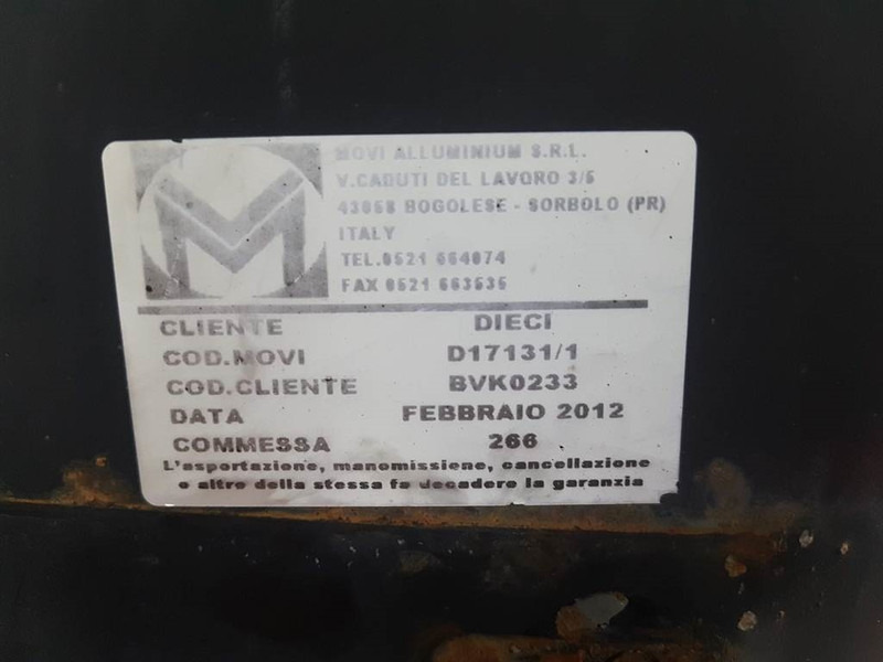 Dieci Telehandler-BVK0233-Cooler/Kühler/Koeler - Motor y piezas para Maquinaria de construcción: foto 3 Dieci Telehandler-BVK0233-Cooler/Kühler/Koeler - Motor y piezas para Maquinaria de construcción: foto 3