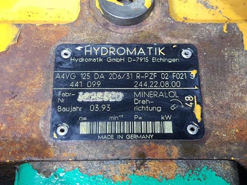 Hydromatik A4VG125DA2D6/31R-Drive pump/Fahrpumpe/Rijpomp - Hidráulica: foto 4 Hydromatik A4VG125DA2D6/31R-Drive pump/Fahrpumpe/Rijpomp - Hidráulica: foto 4