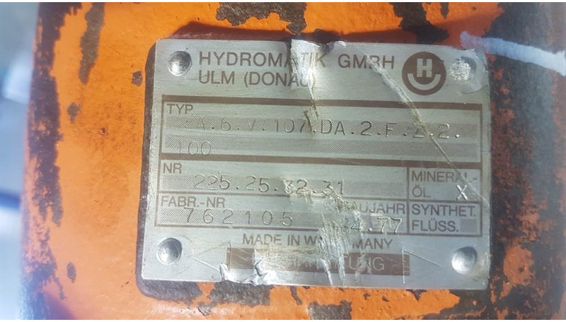 Hydromatik A6V107DA2FZ2100 - Drive motor/Fahrmotor/Rijmotor - Hidráulica: foto 3 Hydromatik A6V107DA2FZ2100 - Drive motor/Fahrmotor/Rijmotor - Hidráulica: foto 3