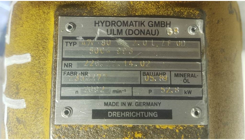 Hydromatik A7V80LV20LZF0D - Load sensing pump - Hidráulica: foto 4 Hydromatik A7V80LV20LZF0D - Load sensing pump - Hidráulica: foto 4