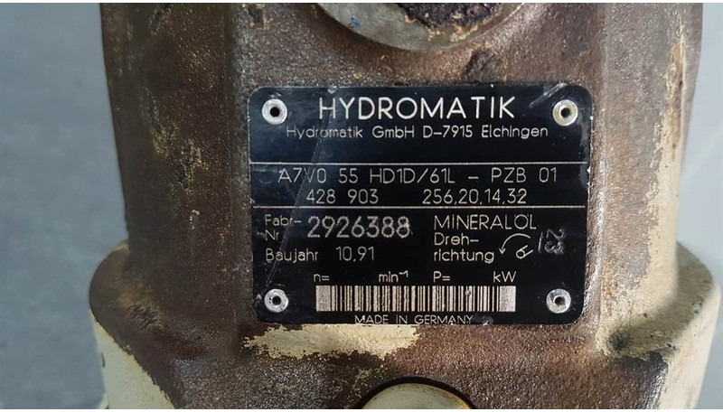 Hydromatik A7VO55HD1D/61L - Load sensing pump - Hidráulica: foto 4 Hydromatik A7VO55HD1D/61L - Load sensing pump - Hidráulica: foto 4