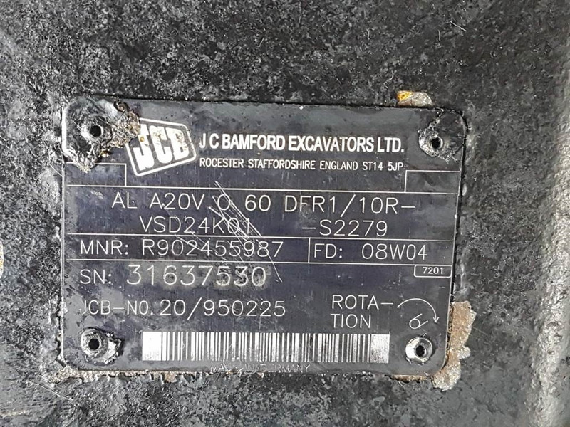 JCB 426E AGRI HT-20/950225-ALA20VO60-Load sensing pump - Hidráulica para Maquinaria de construcción: foto 5 JCB 426E AGRI HT-20/950225-ALA20VO60-Load sensing pump - Hidráulica para Maquinaria de construcción: foto 5