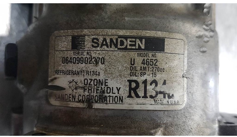 SANDEN U4652 - Compressor/Kompressor/Aircopomp - Compresor de aire acondicionado para Maquinaria de construcción: foto 3 SANDEN U4652 - Compressor/Kompressor/Aircopomp - Compresor de aire acondicionado para Maquinaria de construcción: foto 3