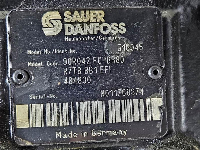Sauer Danfoss 90R042FCPBB80R7T8-Drive pump/Fahrpumpe/Rijpomp - Hidráulica para Maquinaria de construcción: foto 5 Sauer Danfoss 90R042FCPBB80R7T8-Drive pump/Fahrpumpe/Rijpomp - Hidráulica para Maquinaria de construcción: foto 5