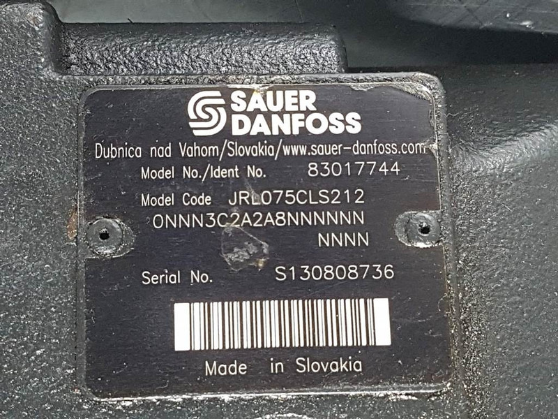 Sauer Danfoss JRL075CLS2120NNN3C2A2A8NNNNNNNNNN - Hidráulica para Maquinaria de construcción: foto 3 Sauer Danfoss JRL075CLS2120NNN3C2A2A8NNNNNNNNNN - Hidráulica para Maquinaria de construcción: foto 3