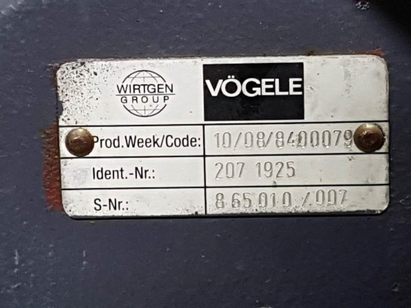 Vögele 2071925 - Transmission/Getriebe/Transmissiebak - Caja de cambios y piezas para Maquinaria de construcción: foto 4 Vögele 2071925 - Transmission/Getriebe/Transmissiebak - Caja de cambios y piezas para Maquinaria de construcción: foto 4