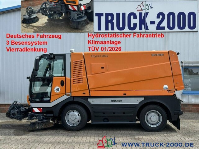 Bucher City Cat 5006 3 Besen 4 Radlenkung - Barredora vial: foto 1 Bucher City Cat 5006 3 Besen 4 Radlenkung - Barredora vial: foto 1