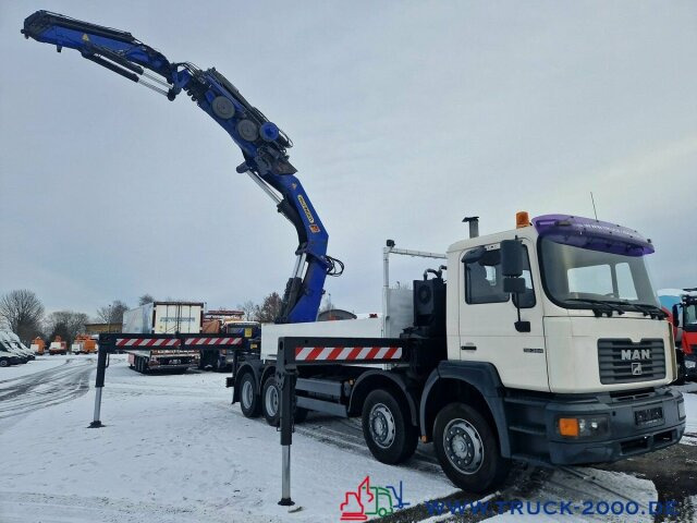 MAN 32.364 8x4 PK75000 Jib Winde Höhe 28m 16t./2.50m - Camión caja abierta, Camión grúa: foto 5 MAN 32.364 8x4 PK75000 Jib Winde Höhe 28m 16t./2.50m - Camión caja abierta, Camión grúa: foto 5