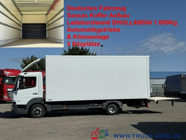 Mercedes-Benz Atego 818 Koffer LBW DHOLLANDIA 1.000kg 3 Sitze - Furgoneta caja cerrada: foto 1 Mercedes-Benz Atego 818 Koffer LBW DHOLLANDIA 1.000kg 3 Sitze - Furgoneta caja cerrada: foto 1