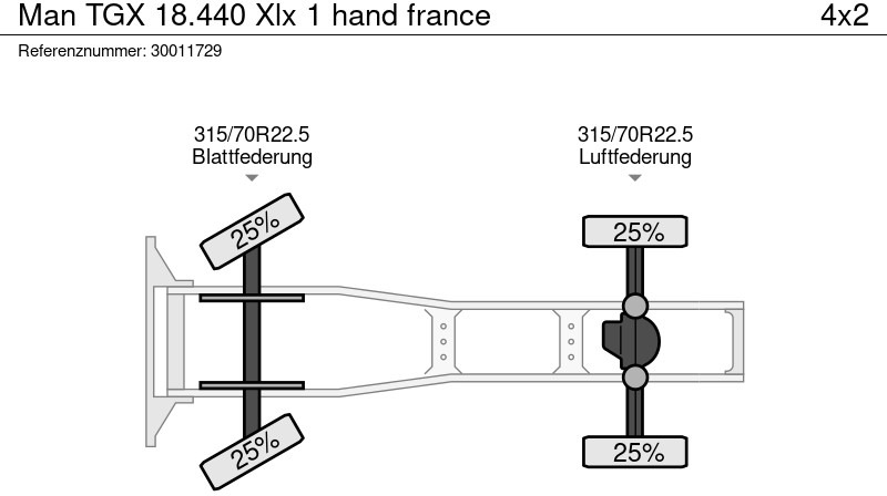 Cabeza tractora MAN TGX 18.440 Xlx 1 hand france: foto 12