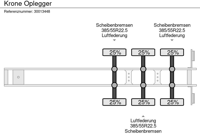 Semirremolque lona Krone Oplegger: foto 12