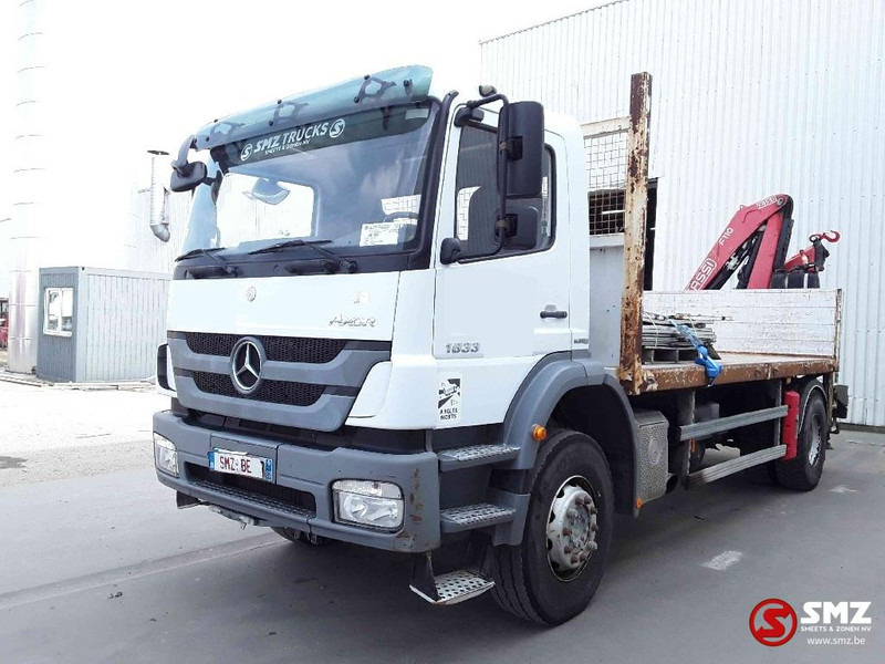 Mercedes-Benz Axor 1833 Fassi f 110a 284000km airco TOP condition - Camión caja abierta, Camión grúa: foto 3 Mercedes-Benz Axor 1833 Fassi f 110a 284000km airco TOP condition - Camión caja abierta, Camión grúa: foto 3
