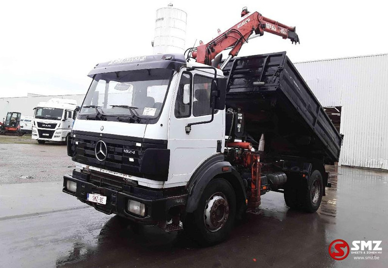 Mercedes-Benz SK 1824 lames grue Atlas Ak 80-1 - Camión volquete, Camión grúa: foto 3 Mercedes-Benz SK 1824 lames grue Atlas Ak 80-1 - Camión volquete, Camión grúa: foto 3