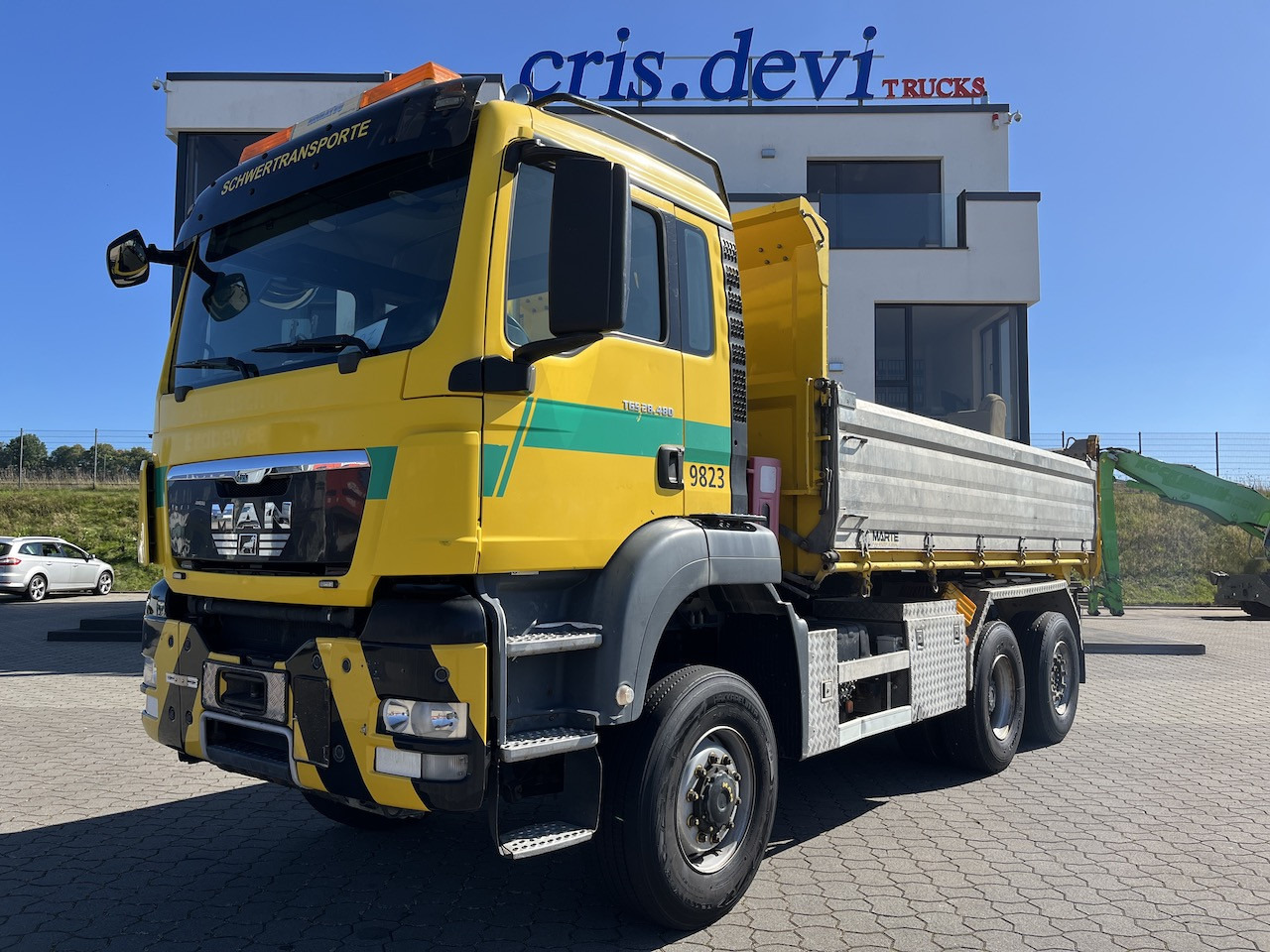 MAN TGS 28.480 6x4 4x4 Dreiseitenkipper Allrad Liftachse - Camión volquete: foto 1 MAN TGS 28.480 6x4 4x4 Dreiseitenkipper Allrad Liftachse - Camión volquete: foto 1