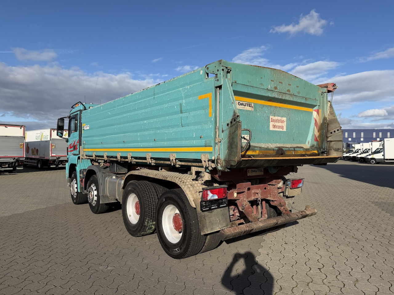 Camión volquete MAN TGS 35.460 8x4  Dautel   Intarder: foto 9