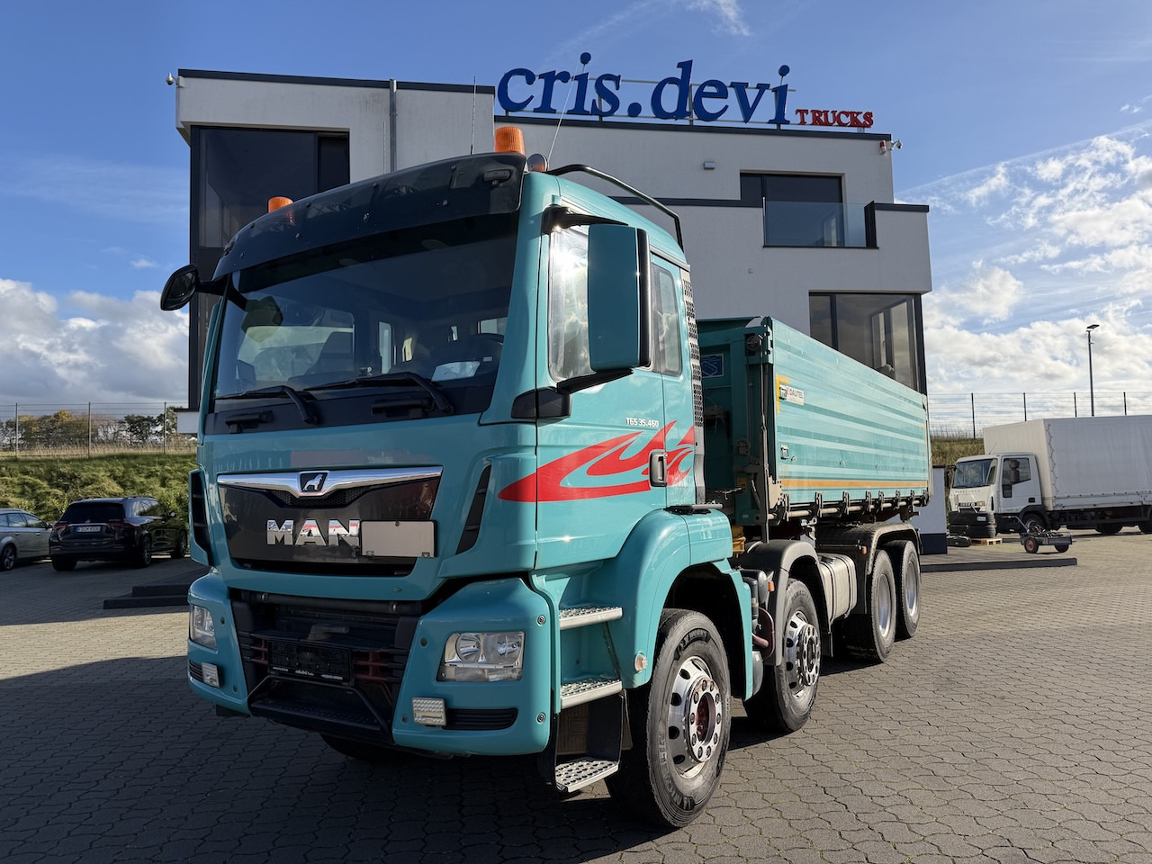 Camión volquete MAN TGS 35.460 8x4  Dautel   Intarder: foto 8