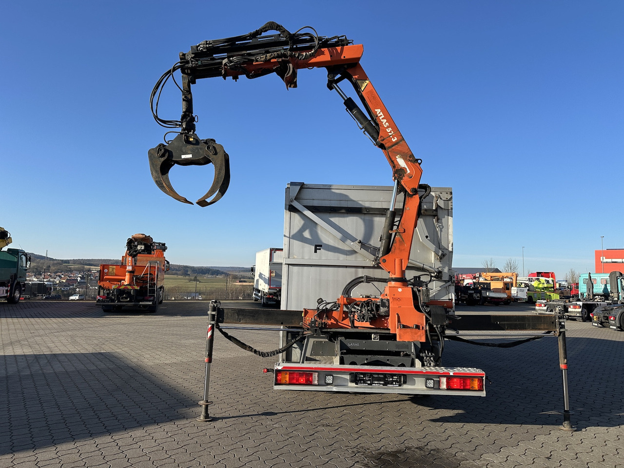 Mercedes-Benz Atego 1529 4x2  Atlas 57.3-A2   Kadaverkipper - Camión grúa, Camión volquete: foto 3 Mercedes-Benz Atego 1529 4x2  Atlas 57.3-A2   Kadaverkipper - Camión grúa, Camión volquete: foto 3