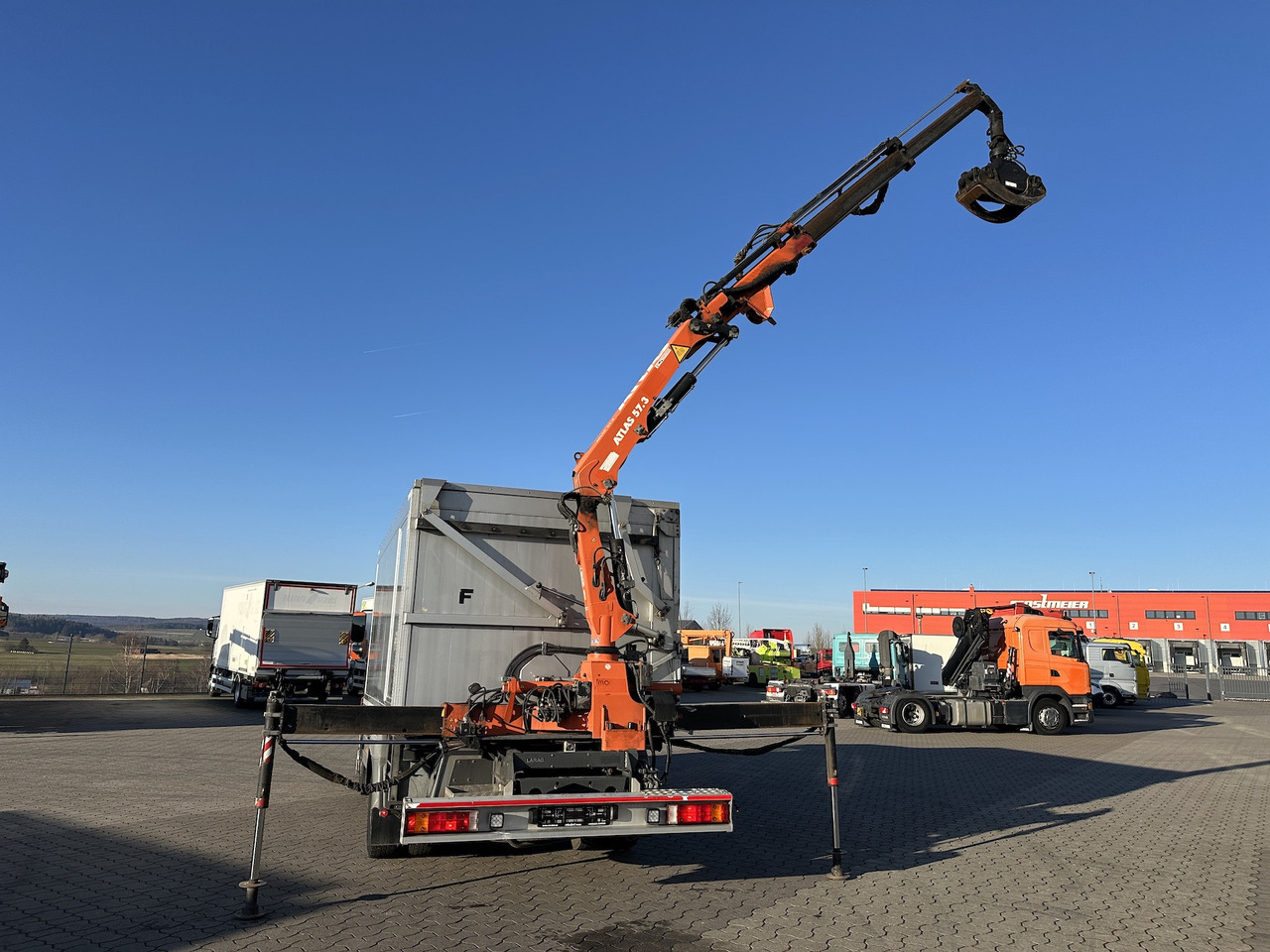 Mercedes-Benz Atego 1529 4x2  Atlas 57.3-A2   Kadaverkipper - Camión grúa, Camión volquete: foto 4 Mercedes-Benz Atego 1529 4x2  Atlas 57.3-A2   Kadaverkipper - Camión grúa, Camión volquete: foto 4