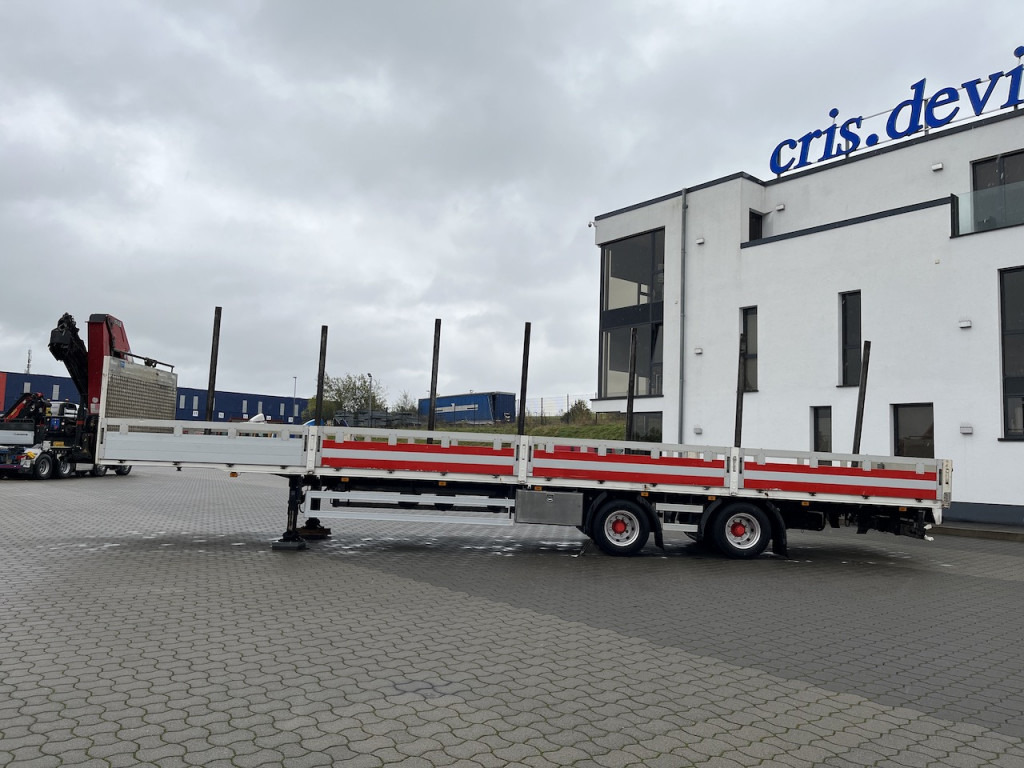 Meusburger MPS-3 mit HMF 1510 K-4 Lenkachse - Semirremolque plataforma/ Caja abierta: foto 5 Meusburger MPS-3 mit HMF 1510 K-4 Lenkachse - Semirremolque plataforma/ Caja abierta: foto 5