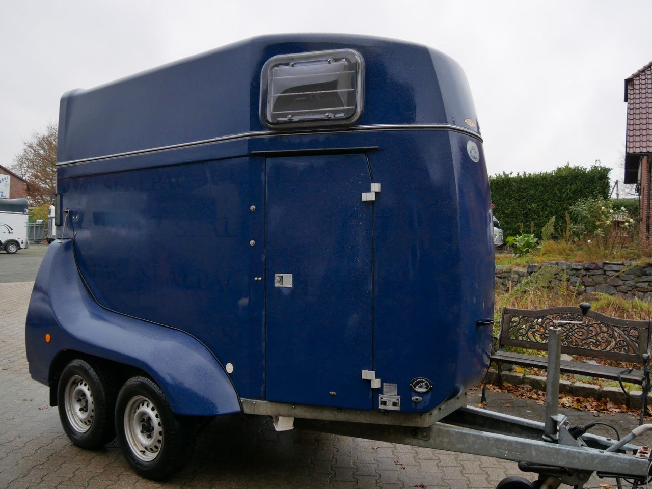 Böckmann Uno schwenkbare Klappe Fohlengitter - Remolque transporte de ganado: foto 1 Böckmann Uno schwenkbare Klappe Fohlengitter - Remolque transporte de ganado: foto 1