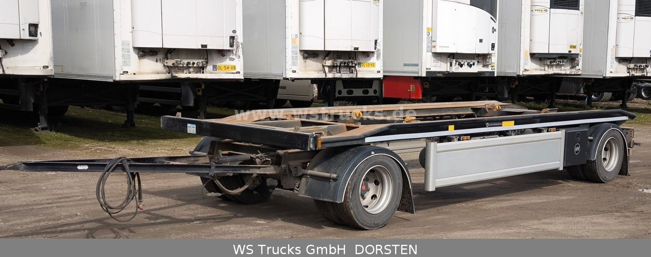 Hüffermann HAR 20.67 Abrollanhänger Doppelbereifung - Remolque multilift/ Portacontenedores de cadenas: foto 1 Hüffermann HAR 20.67 Abrollanhänger Doppelbereifung - Remolque multilift/ Portacontenedores de cadenas: foto 1