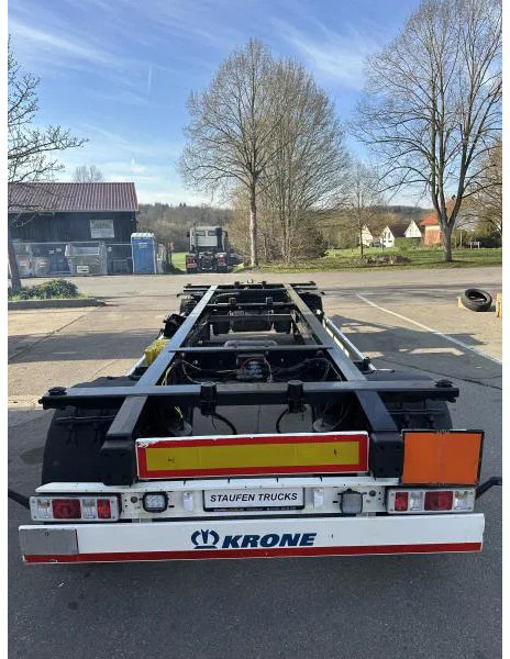 Krone 10 x Jumbo Lafette deutsche Anh. TÜV NEU! 10 x Jumbo Lafette deutsche Anh. TÜV NEU! - Remolque portacontenedore/ Intercambiable: foto 4 Krone 10 x Jumbo Lafette deutsche Anh. TÜV NEU! 10 x Jumbo Lafette deutsche Anh. TÜV NEU! - Remolque portacontenedore/ Intercambiable: foto 4