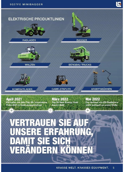 LIUGONG 9027 FE vollelektrisch, 2.680 kg - Miniexcavadora: foto 5 LIUGONG 9027 FE vollelektrisch, 2.680 kg - Miniexcavadora: foto 5