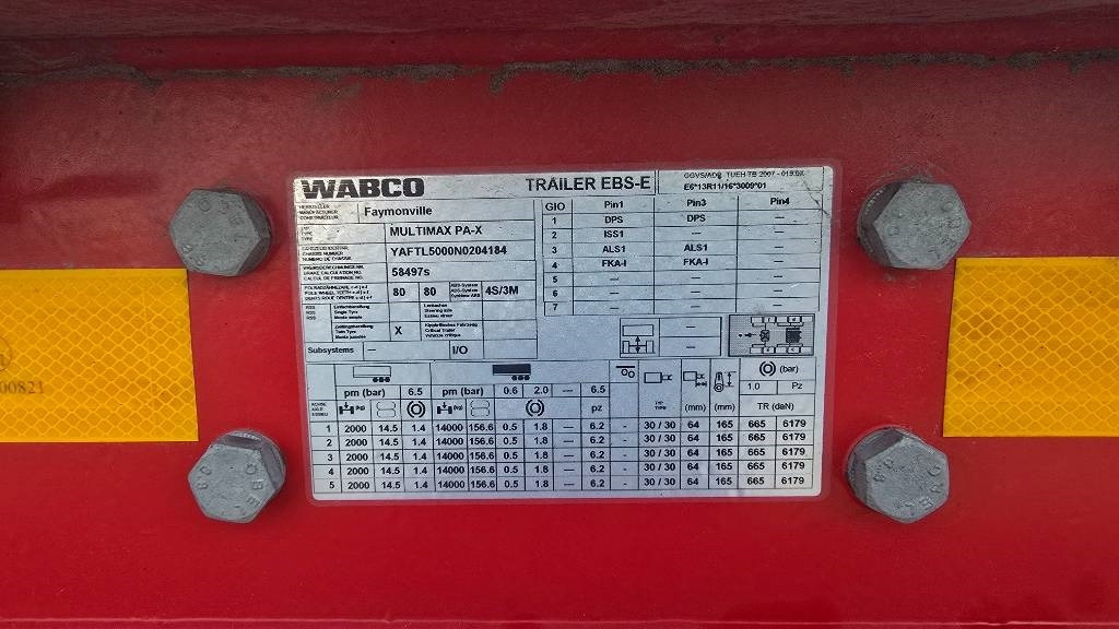Faymonville Multimax, Multi Z5HWAA, PA-X - Semirremolque góndola rebajadas: foto 5 Faymonville Multimax, Multi Z5HWAA, PA-X - Semirremolque góndola rebajadas: foto 5