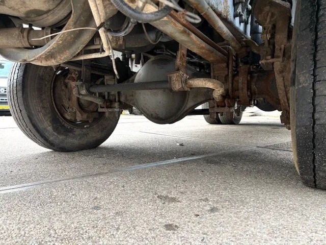 Camión volquete, Camión grúa DAF 65 -180ATI 4x4 FULL STEEL 3-WAY KIPPER AND PALFINGER CRANE (EURO 2 / MANUAL GEARBOX / FULL STEEL SUSPENSION / ETC.): foto 8