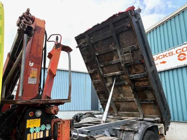 Camión volquete, Camión grúa DAF 65 -180ATI 4x4 FULL STEEL 3-WAY KIPPER AND PALFINGER CRANE (EURO 2 / MANUAL GEARBOX / FULL STEEL SUSPENSION / ETC.): foto 11