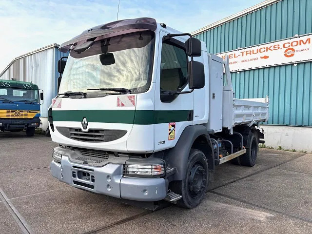 Renault Midlum 280 DXI FULL STEEL SUSPENSION 3-WAY KIPPER (8 GEARS MANUAL GEARBOX / FULL STEEL SUSPENSION / 3-SEATS / P.T.O. / ETC) - Camión volquete: foto 1 Renault Midlum 280 DXI FULL STEEL SUSPENSION 3-WAY KIPPER (8 GEARS MANUAL GEARBOX / FULL STEEL SUSPENSION / 3-SEATS / P.T.O. / ETC) - Camión volquete: foto 1