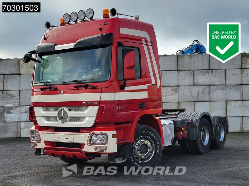 Mercedes-Benz Actros 3346 6X4 MP3! Full-Steel Big-Axle Hydraulik - Cabeza tractora: foto 1 Mercedes-Benz Actros 3346 6X4 MP3! Full-Steel Big-Axle Hydraulik - Cabeza tractora: foto 1