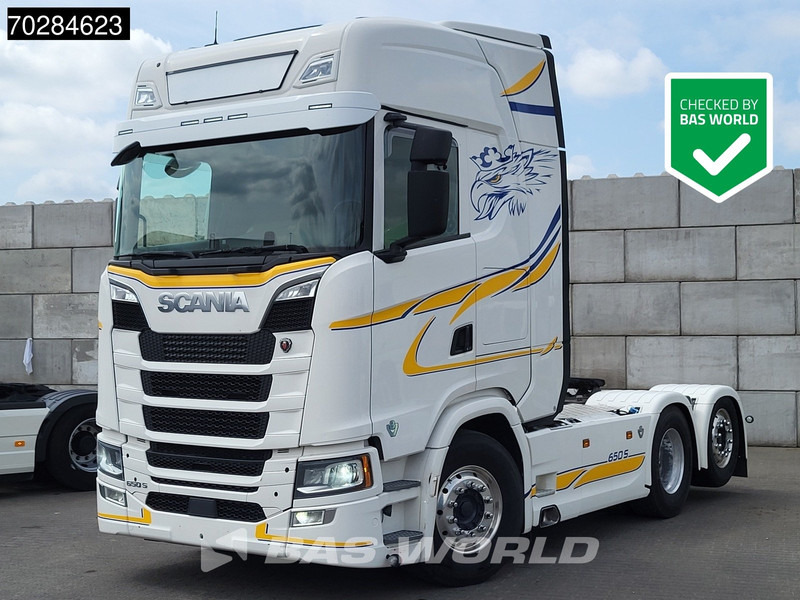 Scania S650 S 6X2 Retarder Liftachse Full-Air Leather Alcoa's - Cabeza tractora: foto 1 Scania S650 S 6X2 Retarder Liftachse Full-Air Leather Alcoa's - Cabeza tractora: foto 1