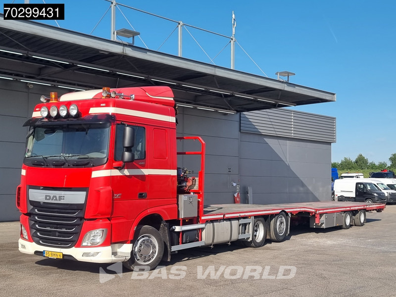 DAF XF 440 6X2 NL-combi Transporter HMF 900-K2 Kran Winch Lift-Lenkachse Euro 6 - Camión, Camión grúa: foto 5 DAF XF 440 6X2 NL-combi Transporter HMF 900-K2 Kran Winch Lift-Lenkachse Euro 6 - Camión, Camión grúa: foto 5