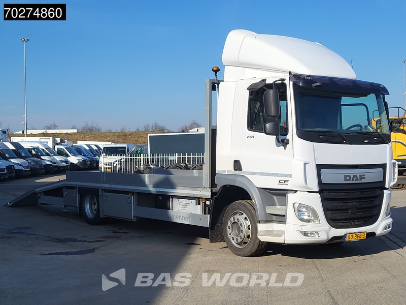 DAF CF 250 4X2 18tons NL-Truck Machine transporter Hydraulic ramps Euro 6 - Camión portavehículos: foto 3 DAF CF 250 4X2 18tons NL-Truck Machine transporter Hydraulic ramps Euro 6 - Camión portavehículos: foto 3