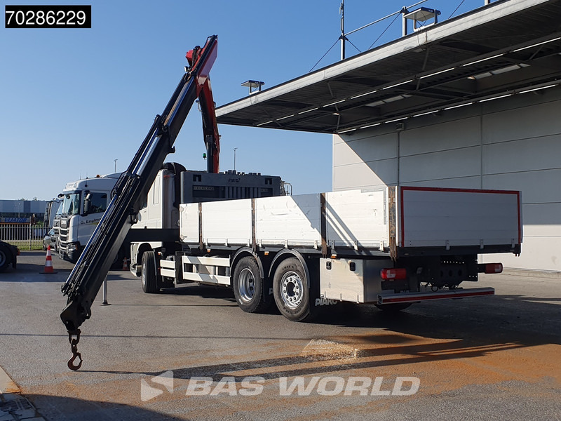 Camión caja abierta, Camión grúa DAF CF 370 CF 6X2 Palfinger PK19.001 SLD D Kran Crane ACC Lift+lenkasche Euro 6: foto 6