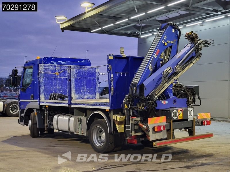 DAF LF 260 LF 4X2 Hiab 111 B-2 HIDUO Crane Kran Remote control Automatic ACC Euro 6 - Camión caja abierta, Camión grúa: foto 2 DAF LF 260 LF 4X2 Hiab 111 B-2 HIDUO Crane Kran Remote control Automatic ACC Euro 6 - Camión caja abierta, Camión grúa: foto 2
