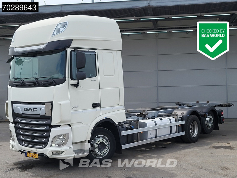 DAF XF 480 XF 6X2 NL-Truck BDF Retarder Liftaxle 2xTanks Automatic ACC Euro 6 - Camión portacontenedore/ Intercambiable: foto 1 DAF XF 480 XF 6X2 NL-Truck BDF Retarder Liftaxle 2xTanks Automatic ACC Euro 6 - Camión portacontenedore/ Intercambiable: foto 1