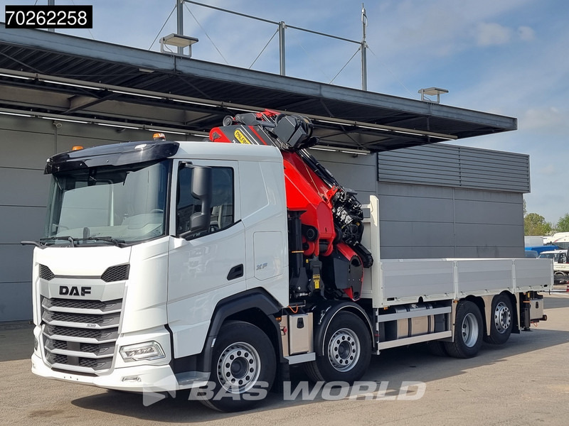 DAF XF 530 8X2 NEW Palfinger PK580 TEC Kran Crane Fly-Jib Winch Lift+Lenkasche Retarder - Camión caja abierta, Camión grúa: foto 1 DAF XF 530 8X2 NEW Palfinger PK580 TEC Kran Crane Fly-Jib Winch Lift+Lenkasche Retarder - Camión caja abierta, Camión grúa: foto 1