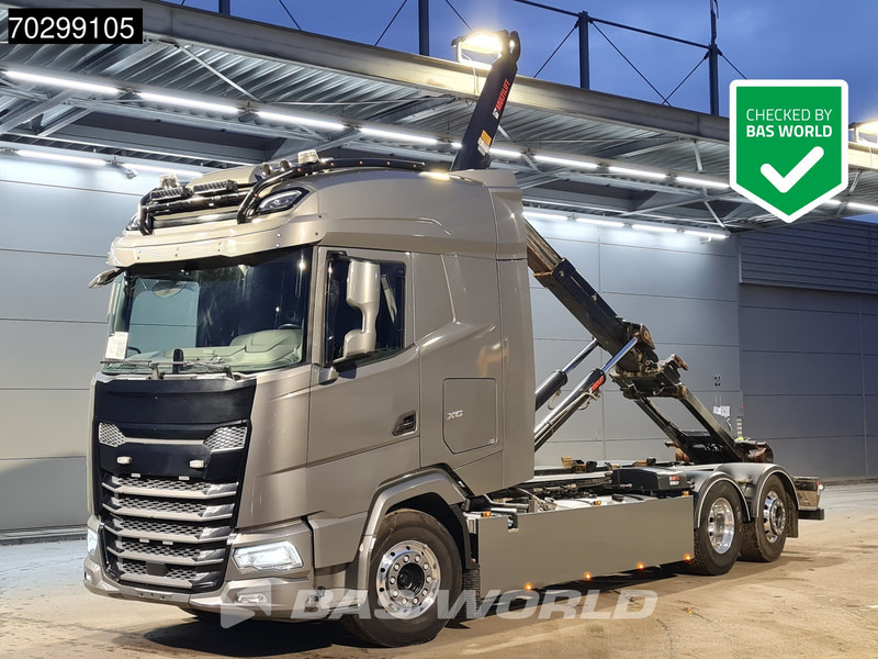 DAF XG 530 6X2 HIAB Multilift ULT21S61-WMITF Lift + Steering Axle Retarder Automatic Euro 6 - Camión multibasculante: foto 1 DAF XG 530 6X2 HIAB Multilift ULT21S61-WMITF Lift + Steering Axle Retarder Automatic Euro 6 - Camión multibasculante: foto 1