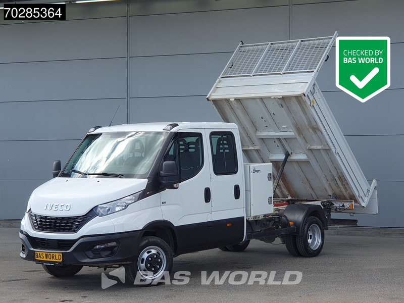 Iveco Daily 35C16 3.0L Open Laadbak met Kist Dubbel Cabine Dubbellucht 3,5t Trekhaak Airco Cruise Euro6 Pritsche Pickup Open Box 2m3 A/C Tow - Furgoneta caja abierta: foto 1 Iveco Daily 35C16 3.0L Open Laadbak met Kist Dubbel Cabine Dubbellucht 3,5t Trekhaak Airco Cruise Euro6 Pritsche Pickup Open Box 2m3 A/C Tow - Furgoneta caja abierta: foto 1