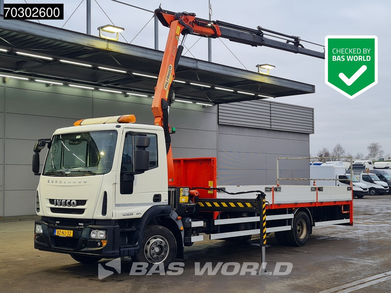Iveco Eurocargo 140E280 Eurocargo 4X2 14tons NL-Truck Palfinger PK 8501 Crane Remote Automatic Euro 5 - Camión caja abierta, Camión grúa: foto 1 Iveco Eurocargo 140E280 Eurocargo 4X2 14tons NL-Truck Palfinger PK 8501 Crane Remote Automatic Euro 5 - Camión caja abierta, Camión grúa: foto 1