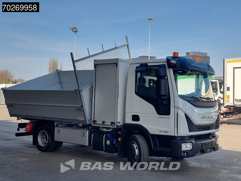 Camión volquete nuevo Iveco Eurocargo 75E160 4X2 NEW 7.5tonner 3 sided tipper ACC Automatic Euro 6: foto 14