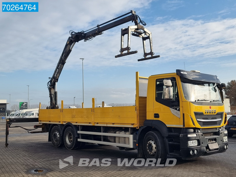 Iveco Stralis 310 6X2 RHD! Atlas 135.2VE-A11 Crane Lift-lenkachse ACC Euro 6 - Camión caja abierta, Camión grúa: foto 3 Iveco Stralis 310 6X2 RHD! Atlas 135.2VE-A11 Crane Lift-lenkachse ACC Euro 6 - Camión caja abierta, Camión grúa: foto 3