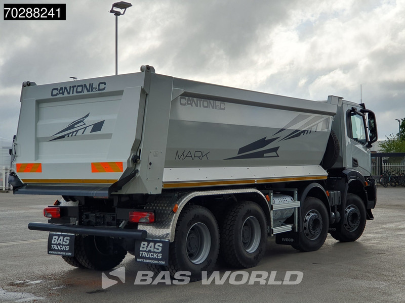 Camión volquete nuevo Iveco T-Way 450 8X4 NEW! 20m3 Cantoni tipper Steelsuspension Big-Axle Automatic Euro 6: foto 8