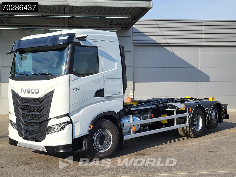 Camión multibasculante nuevo Iveco X-Way 580 6X2 Palfinger PHT20SLD5 Hooklift Lift+steering Axle Automatic Navi ACC LED Euro 6: foto 5